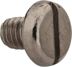 Value Collection - M4x0.70 Metric Coarse, 5mm Length Under Head Slotted Drive Machine Screw - Pan Head, Grade 18-8 & A2 Stainless Steel, Uncoated, Without Washer - Apex Tool & Supply