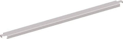 Interlake Mecalux - 3" Wide, 1-5/8" High, Open Shelving Double Flanged Crossbar - 36" Long, Use with Interlake Pallet Rack - Apex Tool & Supply
