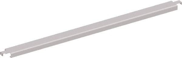 Interlake Mecalux - 3" Wide, 1-5/8" High, Open Shelving Double Flanged Crossbar - 42" Long, Use with Interlake Pallet Rack - Apex Tool & Supply