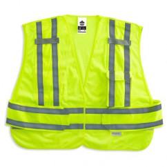 8244PSV M/L LIME PUBLIC SAFETY VEST - Apex Tool & Supply