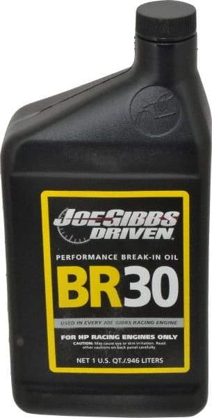 Joe Gibbs Driven Racing Oil - 1 Quart High Zinc Engine Break-In Oil - Grade 5W-30 - Apex Tool & Supply