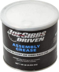 Joe Gibbs Driven Racing Oil - 1 Lb Tub Calcium Extreme Pressure Grease - Brown, Extreme Pressure, 158°F Max Temp, NLGIG 1-1/2, - Apex Tool & Supply