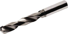 Seco - 10mm 140° Spiral Flute Solid Carbide Screw Machine Drill Bit - DLC Finish, Right Hand Cut, 47mm Flute Length, 89mm OAL, Straight Shank, Through Coolant - Apex Tool & Supply