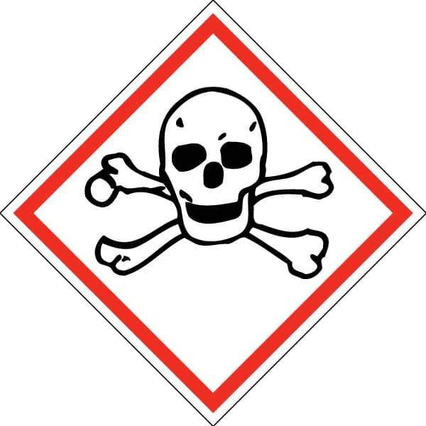 NMC - Blank GHS Shipping Labels - 4" High x 4" Wide - Apex Tool & Supply