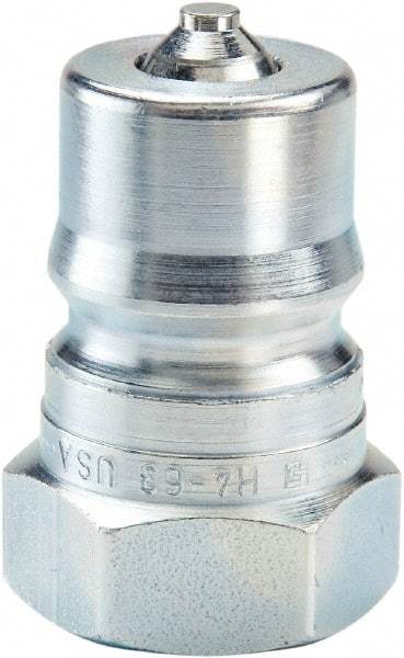 Parker - 1-1/16-12 SAE ORB Steel Hydraulic Hose Female Straight Thread Nipple - 2,500 psi, 28 GPM, Series 60 - Apex Tool & Supply