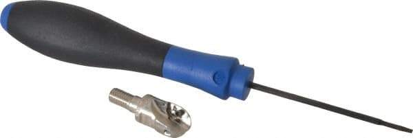 Seco - 1/2" Cut Diam, 0.43" Max Depth of Cut, 0.78" OAL, Indexable Ball Nose End Mill - M06 Modular Connection, R218.20 Toolholder, 218.20-0.250.R Insert - Apex Tool & Supply