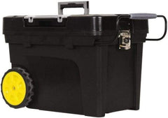 Stanley - Mobile Tool Chest - 14-15/32" Wide x 14-15/32" Deep x 16-3/4" High, Polypropylene Resin, Black - Apex Tool & Supply