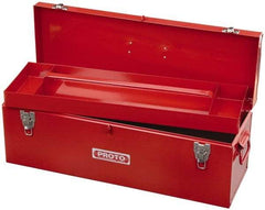 Proto - 1 Compartment 1 Tray Tool Box - 26" Wide x 9-1/2" Deep x 8-1/2" High, Steel, Red - Apex Tool & Supply