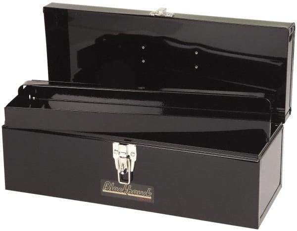 Blackhawk by Proto - 1 Tray Tool Box - 19" Wide x 7" Deep x 7" High, Steel, Black - Apex Tool & Supply