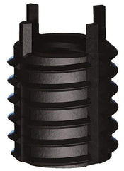 Jergens - 1-1/8 - 7 Internal, 1-1/2 - 12 External, UNC, 1-5/8" Insert Length, Heavy Duty Keylocking Thread Inserts - Carbon Steel, Zinc Phosphate Finish, Grade C1215, 2B Internal Class of Fit, 2A External Class of Fit, Use Tool 215-064713 - Apex Tool & Supply