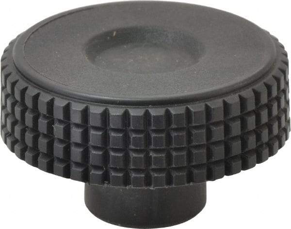 Elesa - 1.57" Head, Knurled Knob - Female Insert, Plastic - Apex Tool & Supply