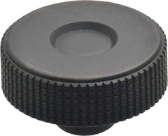 Elesa - 2.36" Head, Knurled Knob - Female Insert, Plastic - Apex Tool & Supply