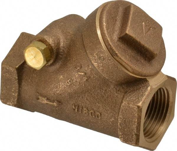 NIBCO - 3/4" Bronze Check Valve - Y-Pattern, FNPT x FNPT, 200 WOG - Apex Tool & Supply