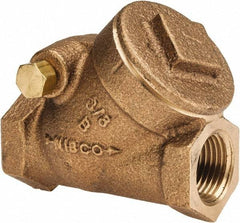 NIBCO - 3/8" Bronze Check Valve - Y-Pattern, FNPT x FNPT, 200 WOG - Apex Tool & Supply
