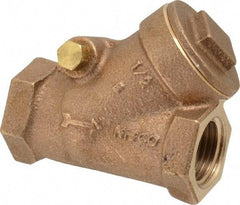 NIBCO - 1/2" Bronze Check Valve - Y-Pattern, FNPT x FNPT, 300 WOG - Apex Tool & Supply
