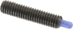 Jergens - M6 x 1.0, 25mm Thread Length, 5mm Plunger Projection, Steel Threaded Spring Plunger - 3.02mm Max Plunger Diam, 25mm Plunger Length, 1.35 Kg Init End Force, 5.85 Kg Final End Force, 3mm Hex - Apex Tool & Supply