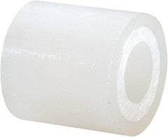 Electro Hardware - 0.089" ID x 3/16" OD, #2 Screw, Grade 101 Nylon Female Unthreaded Circuit Board Spacer - Round Body, Uncoated, 3/16" OAL - Apex Tool & Supply