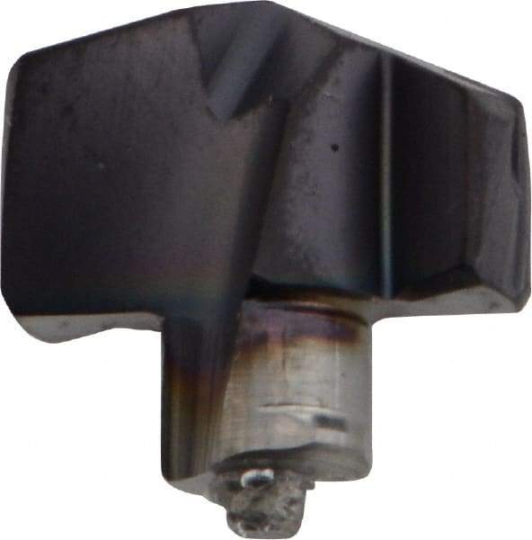Iscar - Series ICP-2M, 0.374" Diam Grade IC908 140° Replaceable Drill Tip - Carbide, TiAlN Finish, 9 Seat Size, Through Coolant - Apex Tool & Supply