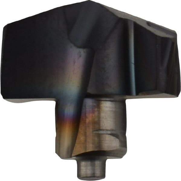 Iscar - Series ICP-2M, 1/2" Diam Grade IC908 140° Replaceable Drill Tip - Carbide, TiAlN Finish, 12 Seat Size, Through Coolant - Apex Tool & Supply