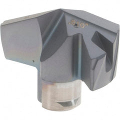 Iscar - Series ICP-2M, 0.61" Diam Grade IC908 140° Replaceable Drill Tip - Carbide, TiAlN Finish, 15 Seat Size, Through Coolant - Apex Tool & Supply