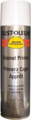 Rust-Oleum - 15 oz White Aerosol Primer - 14 Sq Ft Coverage, Interior/Exterior - Apex Tool & Supply
