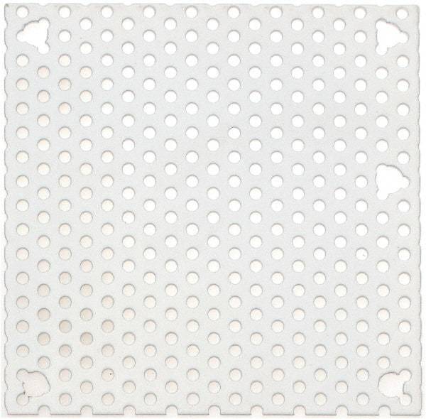 Cooper B-Line - 4-1/4" OAW x 4-1/4" OAH Powder Coat Finish Electrical Enclosure Perforated Panel - 6" x 6" Box, 16 Gauge Steel, Use with 664-1 - Apex Tool & Supply