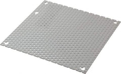 Cooper B-Line - 6-1/4" OAW x 6-1/4" OAH Powder Coat Finish Electrical Enclosure Perforated Panel - 8" x 8" Box, 16 Gauge Steel, Use with 884-1/886-1 - Apex Tool & Supply