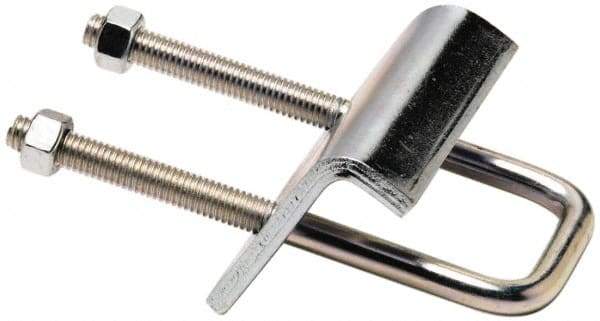 Cooper B-Line - 3/4" Max Flange Thickness, Strut To Beam Clamp - 1,200 Lb Capacity, ASTM A1011 Carbon Steel - Apex Tool & Supply