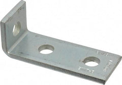 Cooper B-Line - Zinc Plated Carbon Steel 90° Strut Fitting - 1/2" Bolt, 3 Holes, Used with Cooper B Line Channel & Strut (All Sizes Except B62 & B72) - Apex Tool & Supply