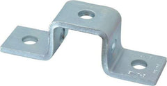 Cooper B-Line - Zinc Plated Carbon Steel Bracket Strut Fitting - 1/2" Bolt, 5 Holes, Used with Cooper B Line Channel & Strut (All Sizes Except B62 & B72) - Apex Tool & Supply