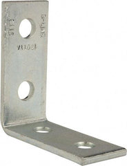 Cooper B-Line - Zinc Plated Carbon Steel 90° Strut Fitting - 1/2" Bolt, 4 Holes, Used with Cooper B Line Channel & Strut (All Sizes Except B62 & B72) - Apex Tool & Supply