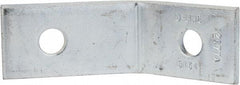 Cooper B-Line - Zinc Plated Carbon Steel 45° Open Angle Strut Fitting - 1/2" Bolt, 2 Holes, Used with Cooper B Line Channel & Strut (All Sizes Except B62 & B72) - Apex Tool & Supply