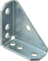 Cooper B-Line - Zinc Plated Carbon Steel 90° Gusset Strut Fitting - 7 Holes, Used with Cooper B Line Channel & Strut (All Sizes Except B62 & B72) - Apex Tool & Supply