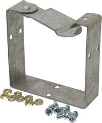 Cooper B-Line - 4 Inch Wide x 4 Inch High, Rectangular Raceway Connector Coupling - Gray, For Use with Lay In Wireways, Type 1 Screw Cover Wireway - Apex Tool & Supply