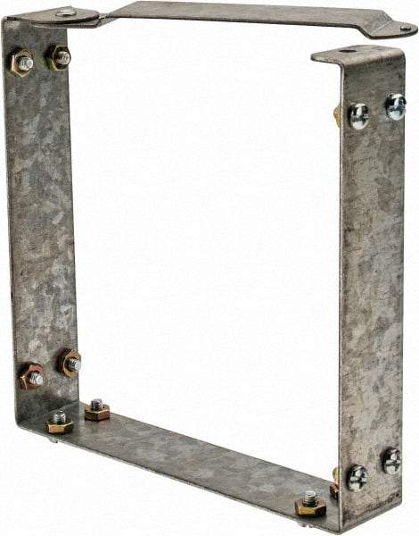 Cooper B-Line - 6 Inch Wide x 6 Inch High, Rectangular Raceway Connector Coupling - Gray, For Use with Lay In Wireways, Type 1 Screw Cover Wireway - Apex Tool & Supply