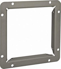 Cooper B-Line - 6 Inch Wide x 6 Inch High, Rectangular Raceway Flange - Gray, For Use with Lay In Wireways, Type 1 Screw Cover Wireway - Apex Tool & Supply