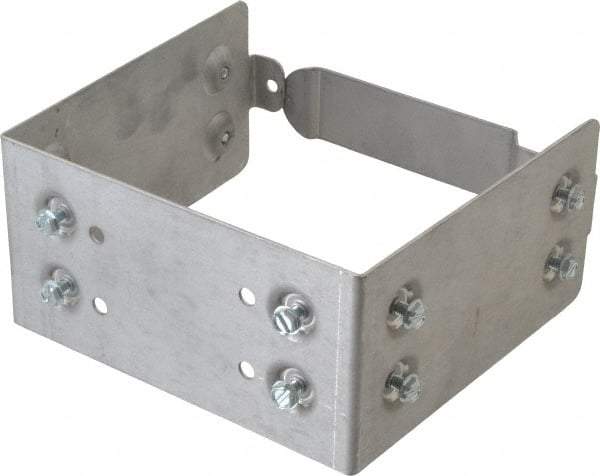 Cooper B-Line - 6 Inch Wide x 6 Inch High, Rectangular Raceway Connector Coupling - Gray, For Use with Lay In Wireways, Type 1 Screw Cover Wireway - Apex Tool & Supply