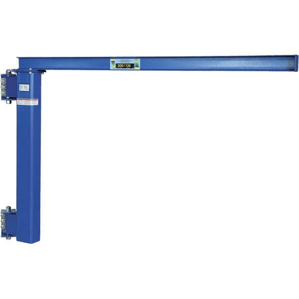 Vestil - 300 Lb Load Capacity, Steel Jib Crane - 8' Span - Apex Tool & Supply