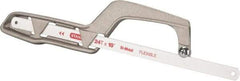 Stanley - 10" Hacksaw - 1" Throat Depth, Cast Aluminum Handle, Aluminum D-Style Handle - Apex Tool & Supply