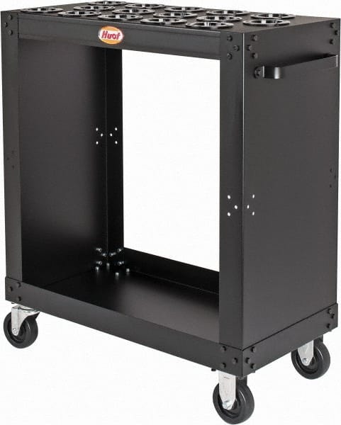 Huot - 15 Tool Capacity, 50 Taper Size SpeedyScoot CNC Tool Cart - Apex Tool & Supply