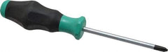 Wera - #2, 8-1/4" OAL, Standard Phillips Screwdriver - 4" Blade Length, Round Shank, Ergonomic Handle - Apex Tool & Supply