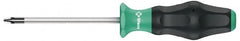 Wera - #2 Point, 4" Blade Length, Pozidriv Screwdriver - Apex Tool & Supply