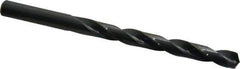 Cleveland - 5/16" 135° High Speed Steel Jobber Drill - Bright Finish, Right Hand Cut, Spiral Flute, Straight Shank, 4-1/2" OAL, Split Point - Apex Tool & Supply