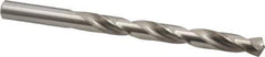 Cleveland - 25/64" 135° High Speed Steel Jobber Drill - Bright Finish, Right Hand Cut, Spiral Flute, Straight Shank, 5-1/8" OAL, Split Point - Apex Tool & Supply