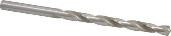Cleveland - Letter C 135° High Speed Steel Jobber Drill - Bright Finish, Right Hand Cut, Spiral Flute, Straight Shank, 4" OAL, Split Point - Apex Tool & Supply