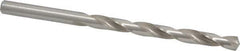Cleveland - Letter C 135° High Speed Steel Jobber Drill - Bright Finish, Right Hand Cut, Spiral Flute, Straight Shank, 4" OAL, Split Point - Apex Tool & Supply