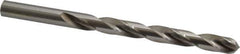 Cleveland - Letter R 135° High Speed Steel Jobber Drill - Bright Finish, Right Hand Cut, Spiral Flute, Straight Shank, 4-3/4" OAL, Split Point - Apex Tool & Supply