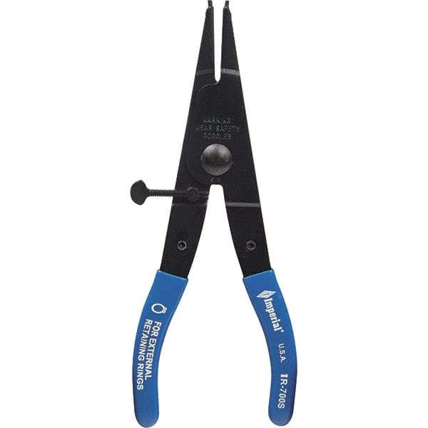 Imperial - Retaining Ring Pliers Type: External Ring Size: 2" - Apex Tool & Supply