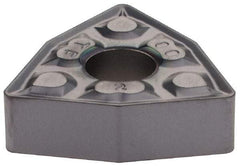 Iscar - WNMG432 TF Grade IC908 Carbide Turning Insert - TiAlN Finish, 80° Trigon, 1/2" Inscr Circle, 3/16" Thick, 1/32" Corner Radius - Apex Tool & Supply