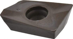Seco - XOMX180608 M14 Grade T350M Carbide Milling Insert - TiCN/Al2O3 Finish, 1/4" Thick, 0.031" Corner Radius - Apex Tool & Supply